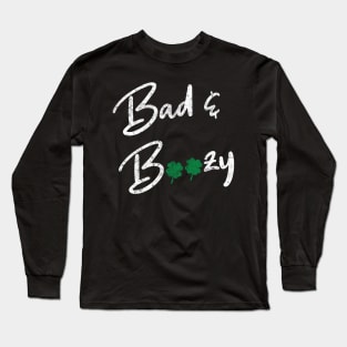 Bad and Boozy Long Sleeve T-Shirt